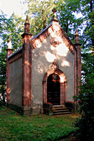 Das Werner-Mausoleum im Stadtpark Hainichen